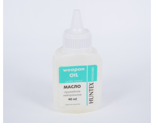 Масло оружейное нейтральное Huntex standard, 40 мл